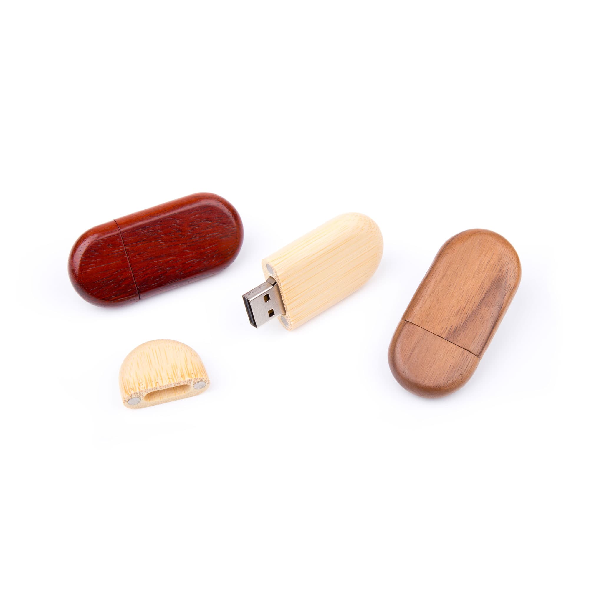 USB Stick Holz Oval, Bild 4