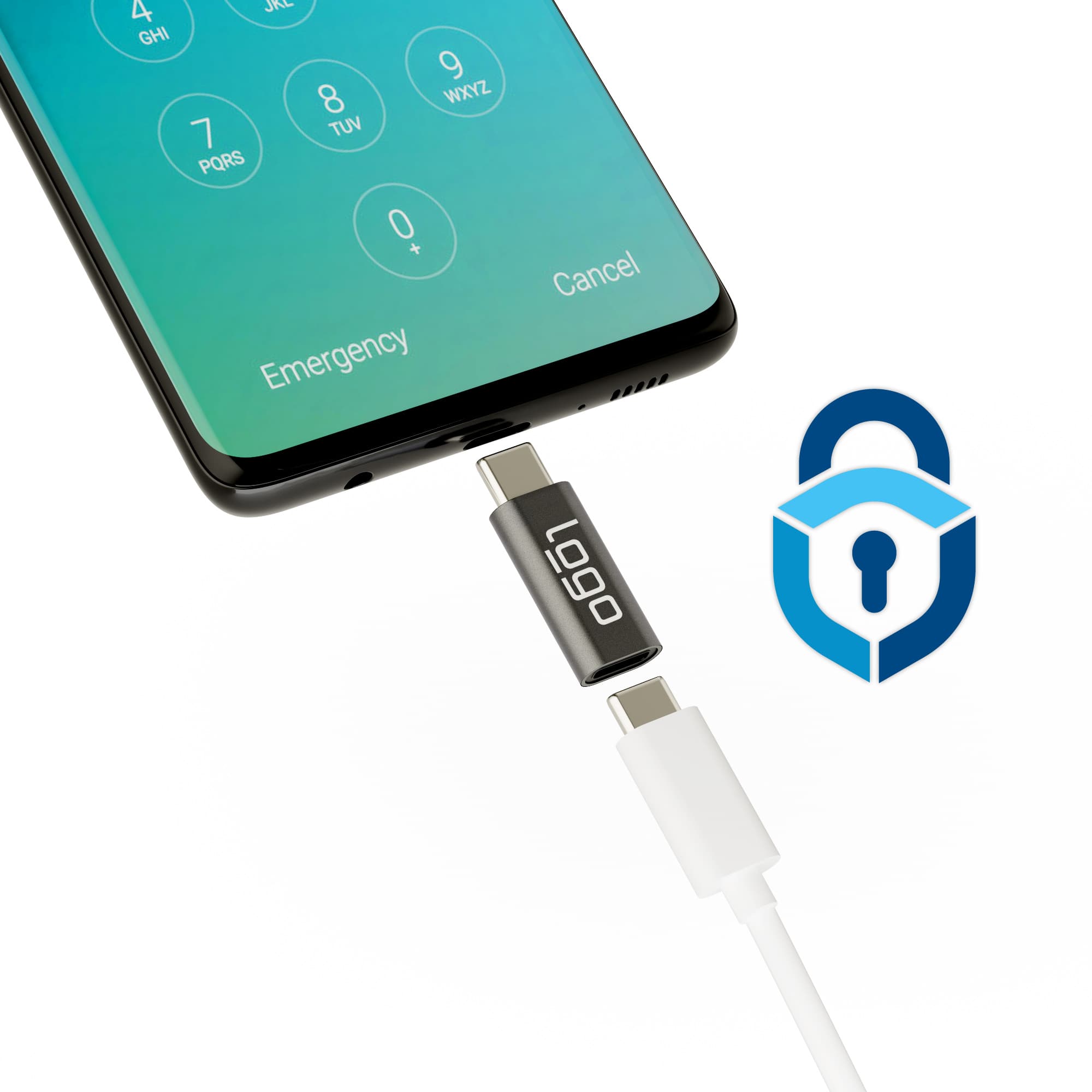USB Data Blocker Lade-Virenschutz (Typ C) (inkl. Trägerkarte), Bild 2