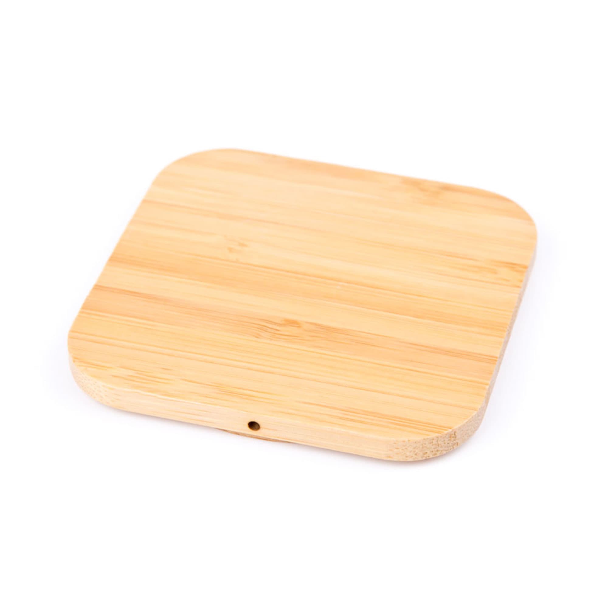 Wireless Charger Bamboo square - Bild 1